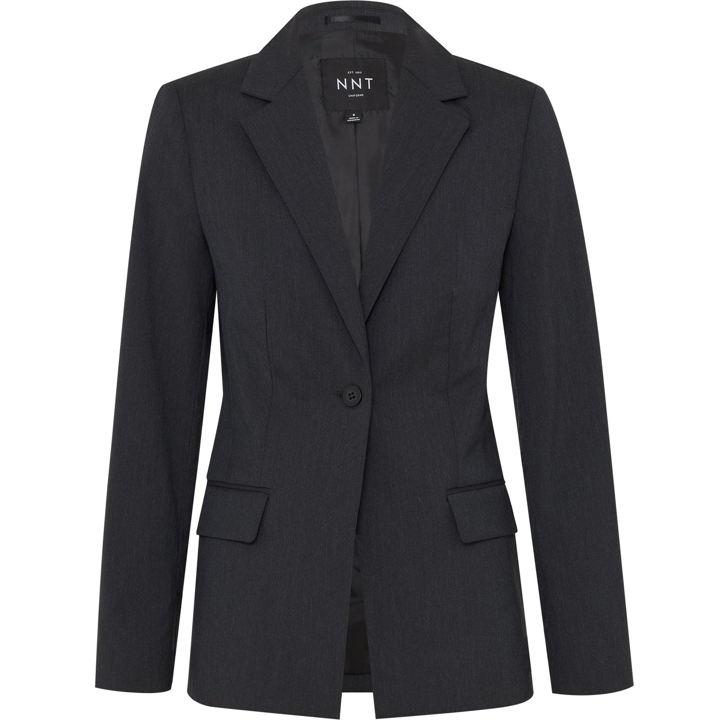 NNT CAT16H Poly Viscose Stretch 1 Button Mid-Length Jacket