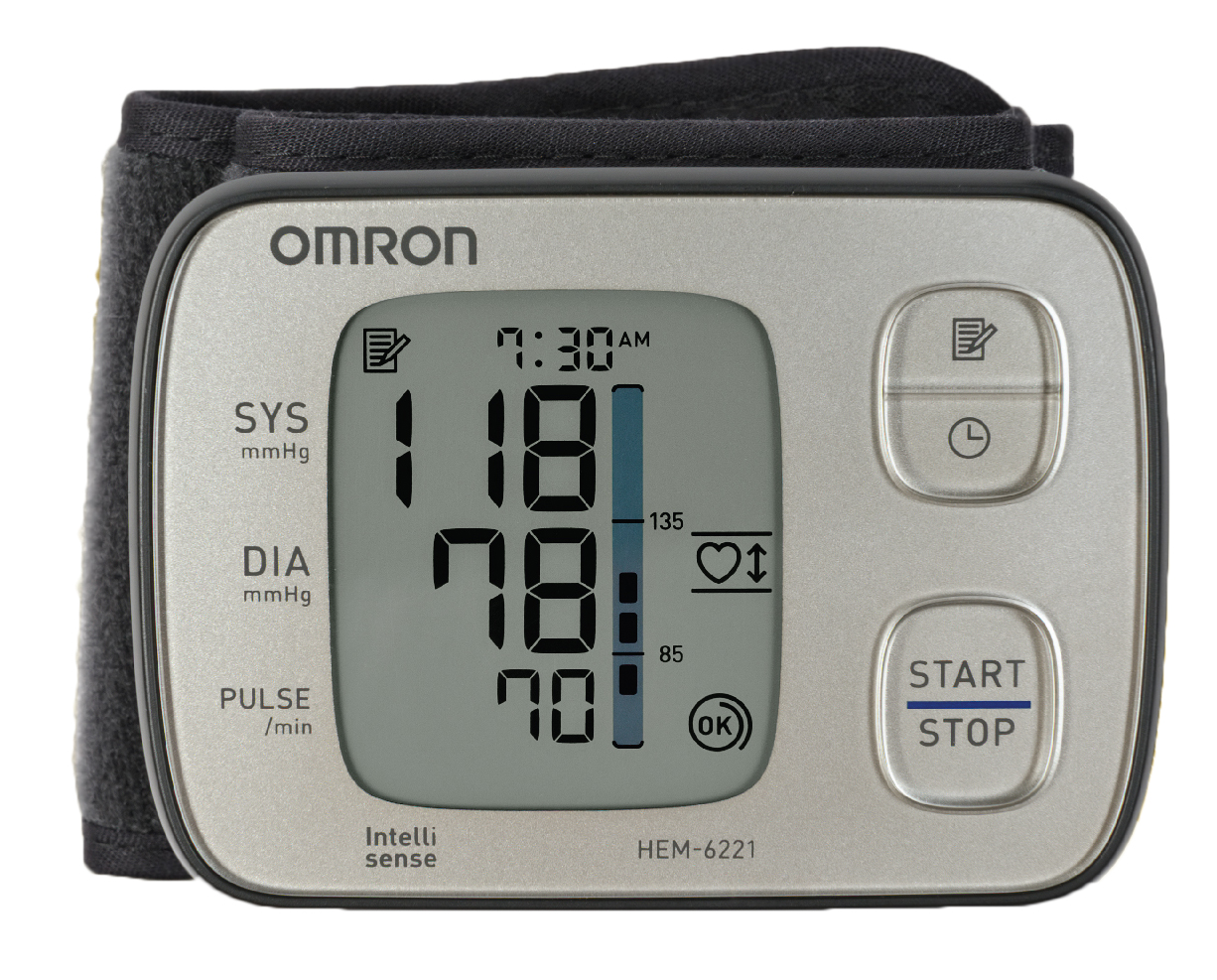 OMRON 272876 Omron HEM6232T Premium Wrist Blood Pressure Monitor