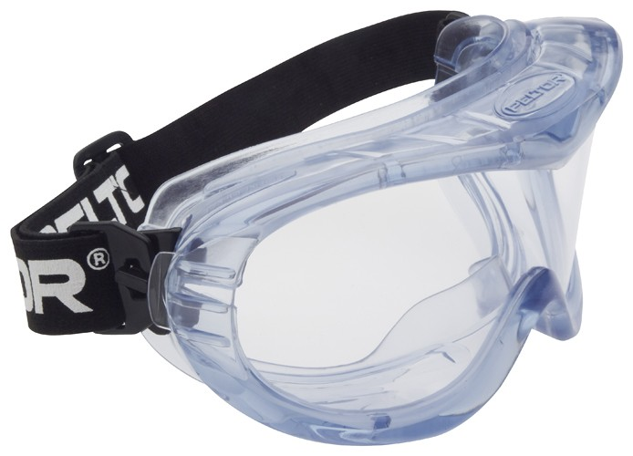 3M AUST 3M40171 Goggle Fahrenheit Clear Indirect Vent Poly Hard Coat Lens PVC Frame