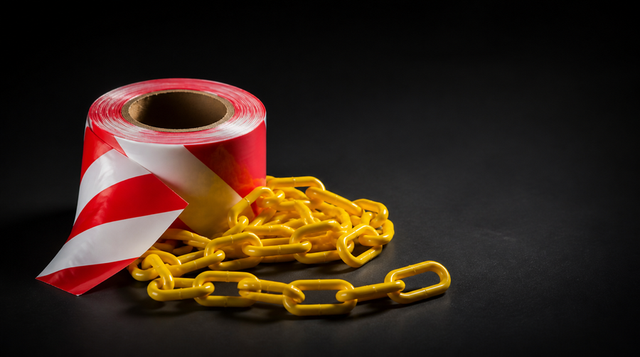 Barricading, Tape & Chain