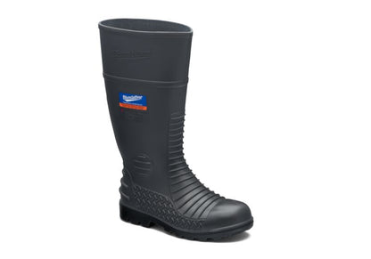 Blundstone 028 Grey waterproof Metatarsal guard gumboot with Penetration resistant midsole
