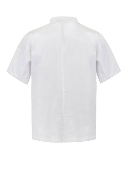 Chefscraft CJ033 Classic Chef Jacket -SS in White Jkt / White Buttons