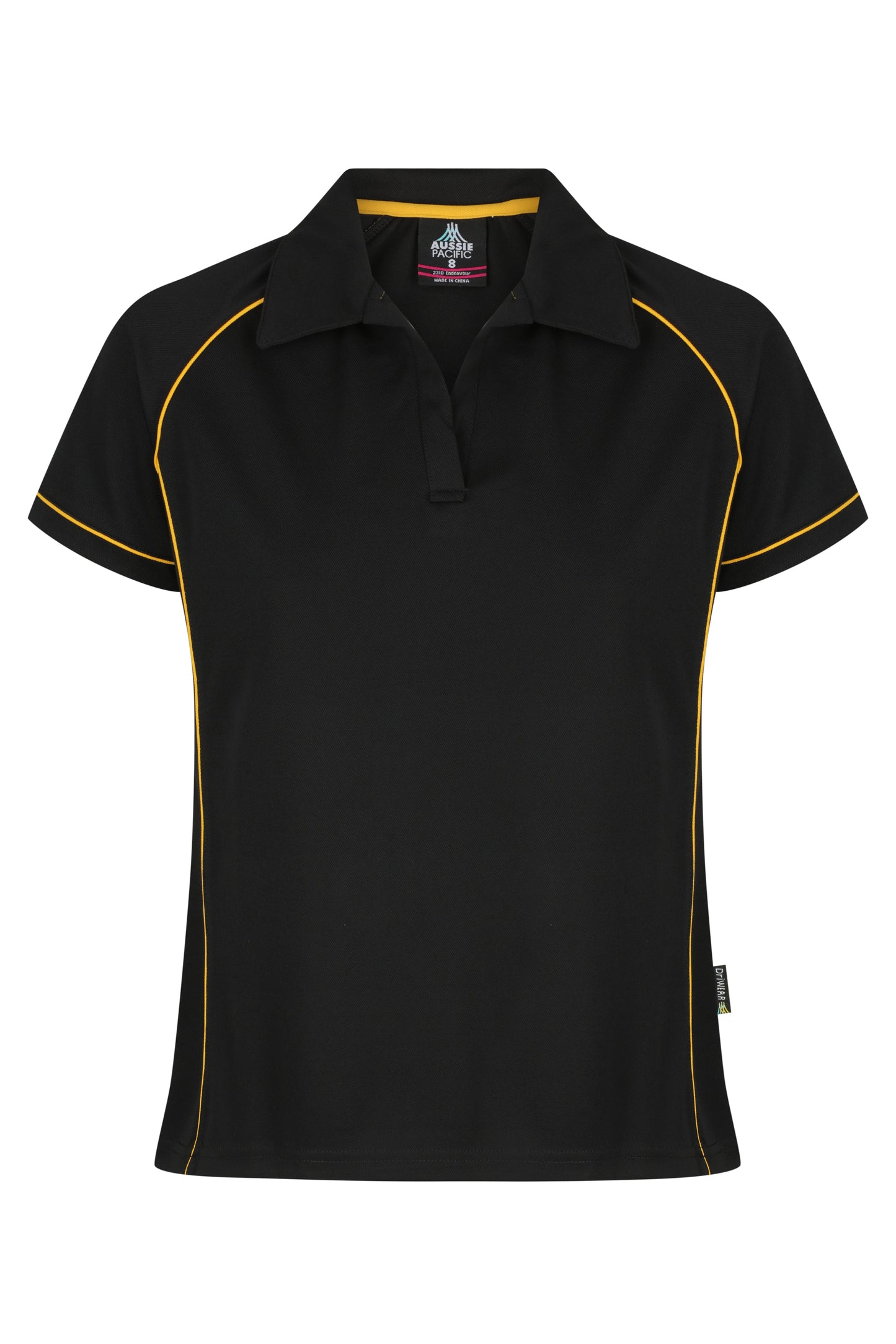 BLACK/GOLD - Endeavour Lady Polos