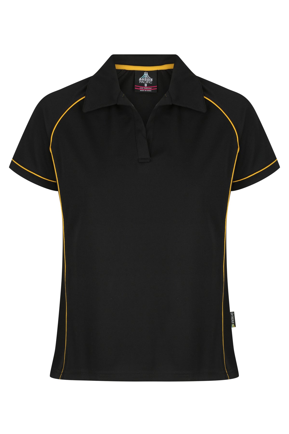 BLACK/GOLD - Endeavour Lady Polos