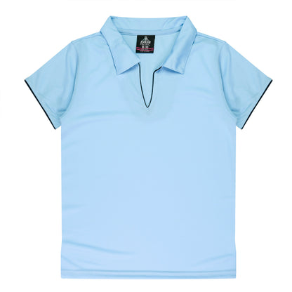 SKY/NAVY - Yarra Lady Polos