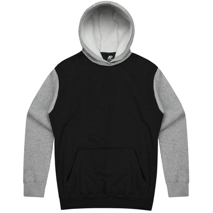 BLACK/GREY - Monash Kids Hoodies