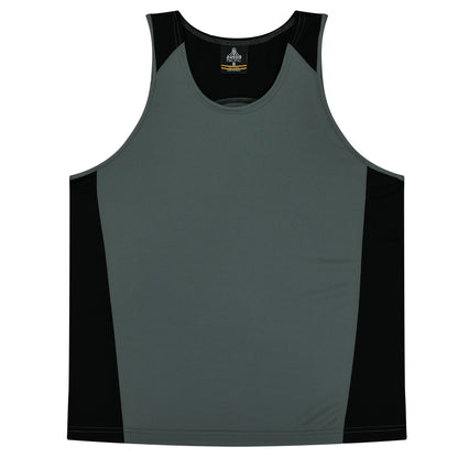 ASHE/BLACK - Premier Kids Singlets
