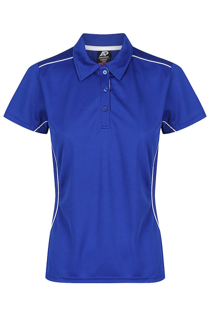 ROYAL/WHITE - Kuranda Lady Polos