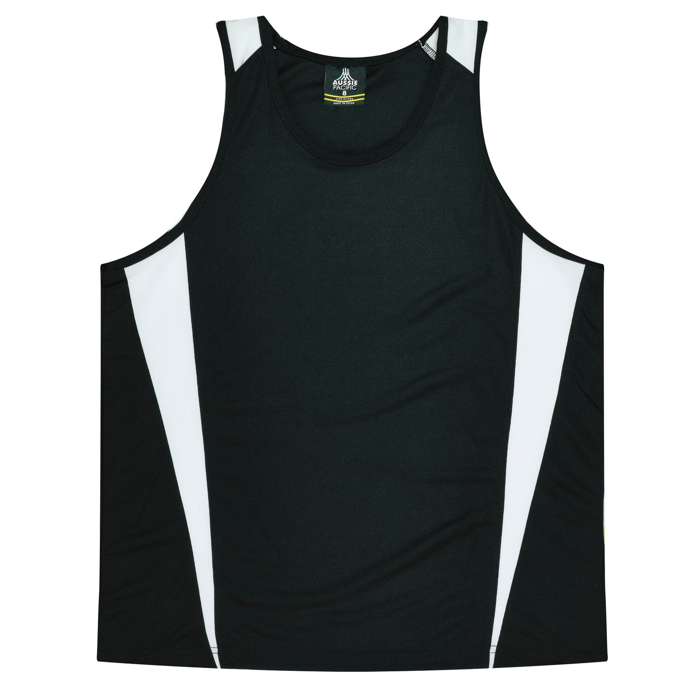 BLACK/WHITE - Eureka Kids Singlets