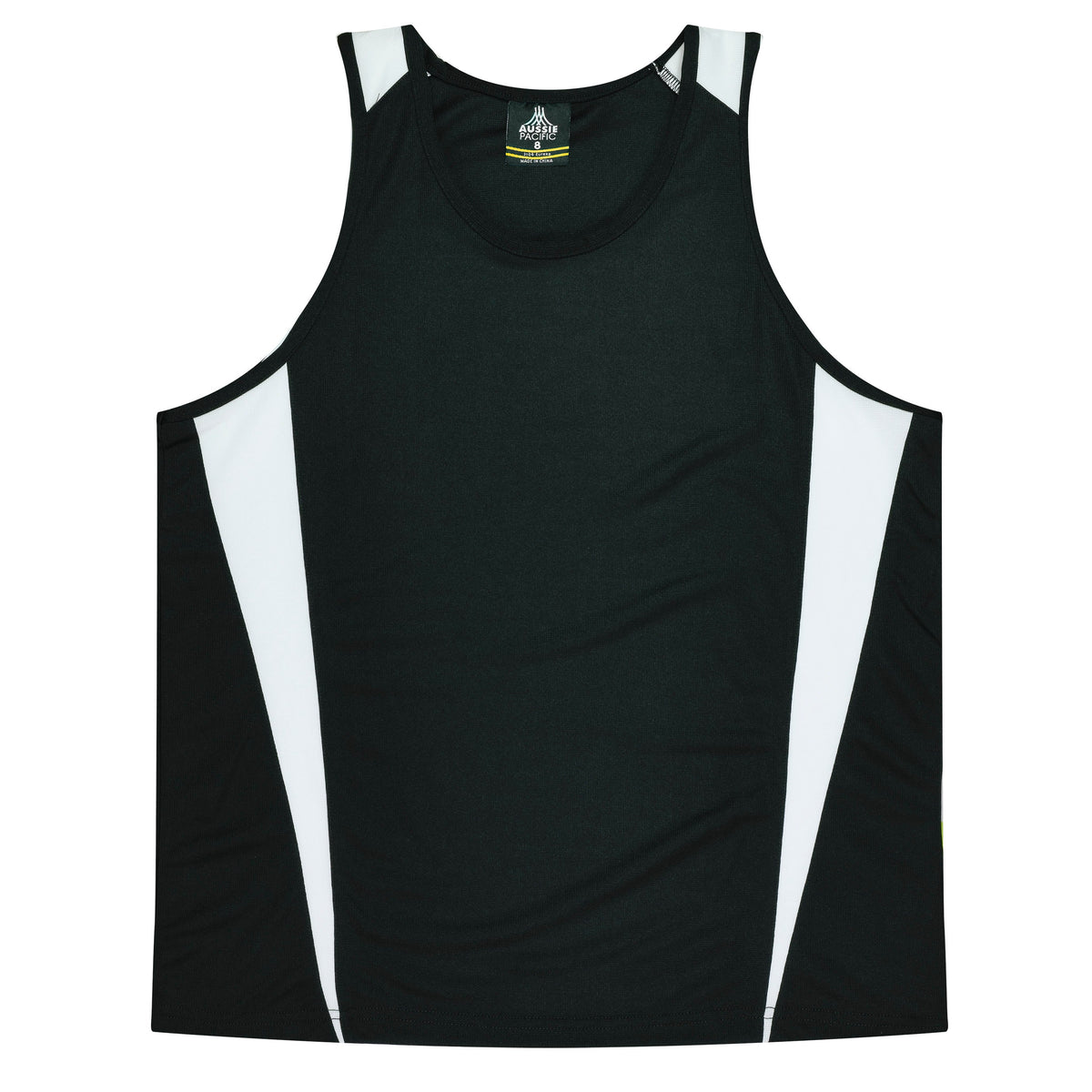 BLACK/WHITE - Eureka Kids Singlets