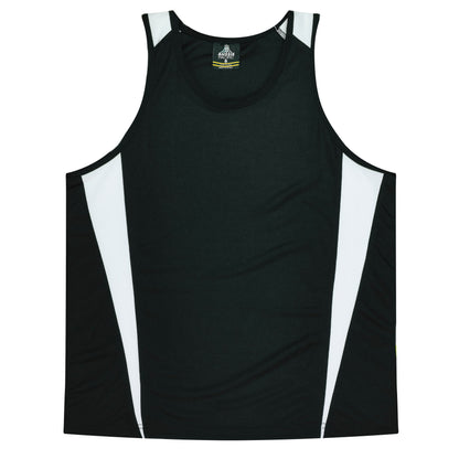 BLACK/WHITE - Eureka Kids Singlets