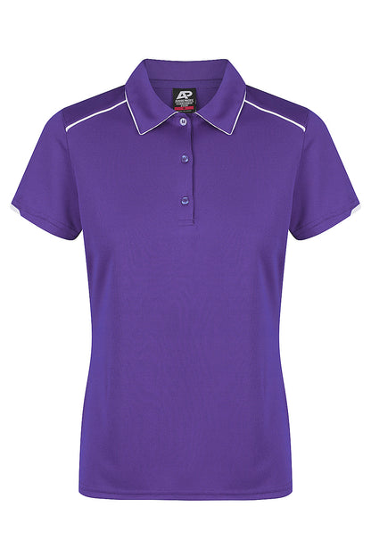 PURPLE/WHITE - Currumbin Lady Polos