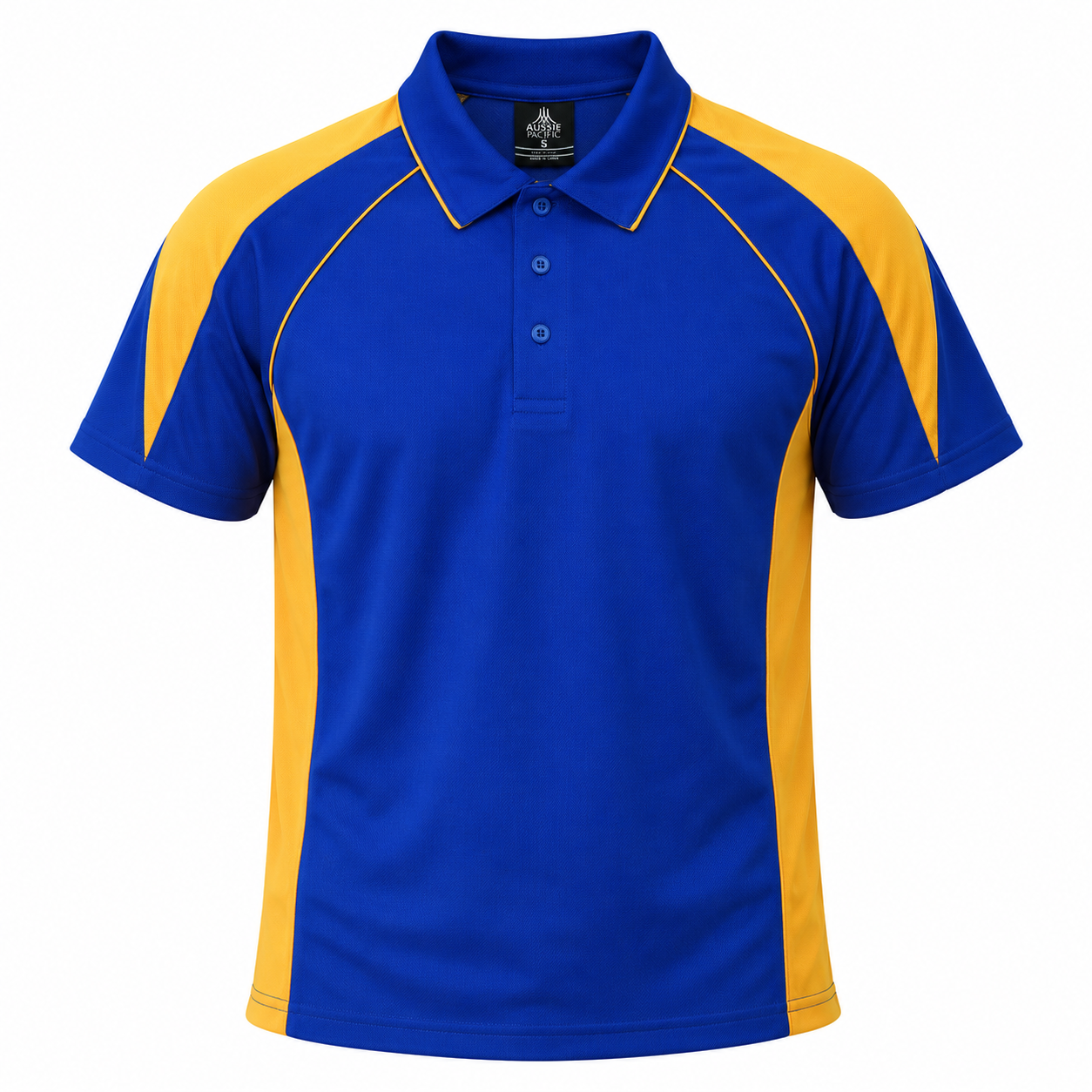 ROYAL/GOLD - Premier Mens Polos