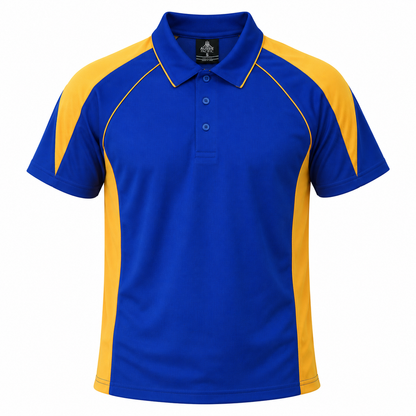 ROYAL/GOLD - Premier Mens Polos