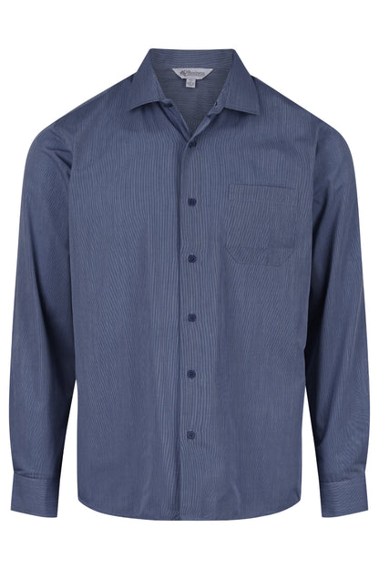 NAVY - Belair Mens Shirt Long Sleeve