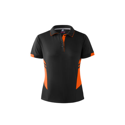 SLATE/NEON ORANGE - Tasman Lady Polos