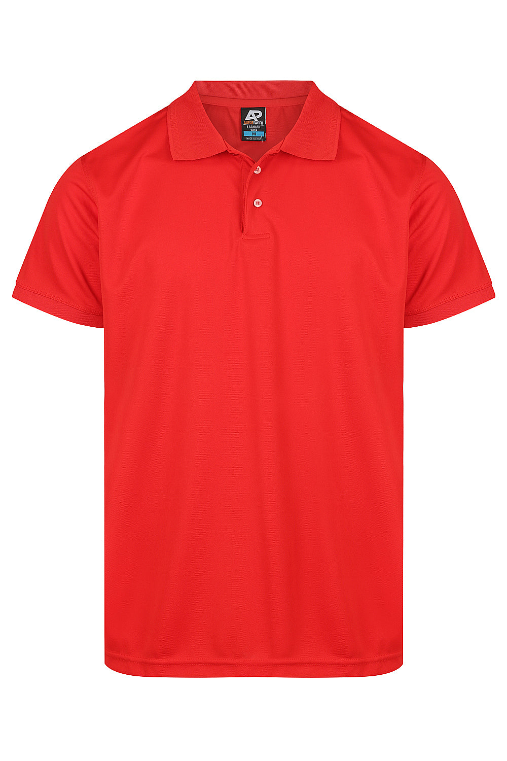 Red - Lachlan Mens Polos