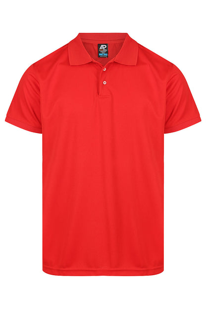 Red - Lachlan Mens Polos