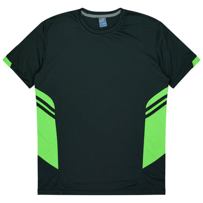 SLATE/NEON GREEN - Tasman Mens Tees