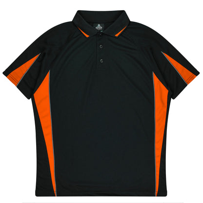 BLACK/ORANGE - Eureka Kids Polos