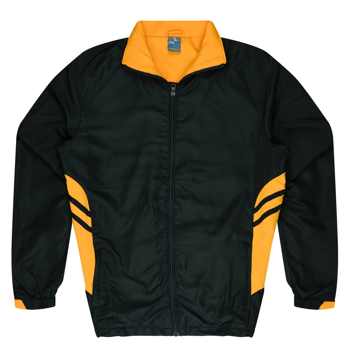 BLACK/GOLD - Tasman Kids Tracktops