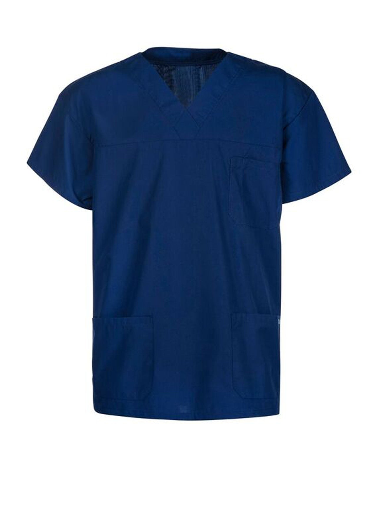 Medi-8 M88000 Scrub Top With Pockets in Dark Blue