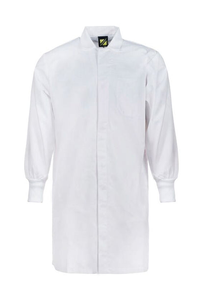 Workcraft WJ3011 Mens Food Industry Dustcoat With Internal Pockets in White