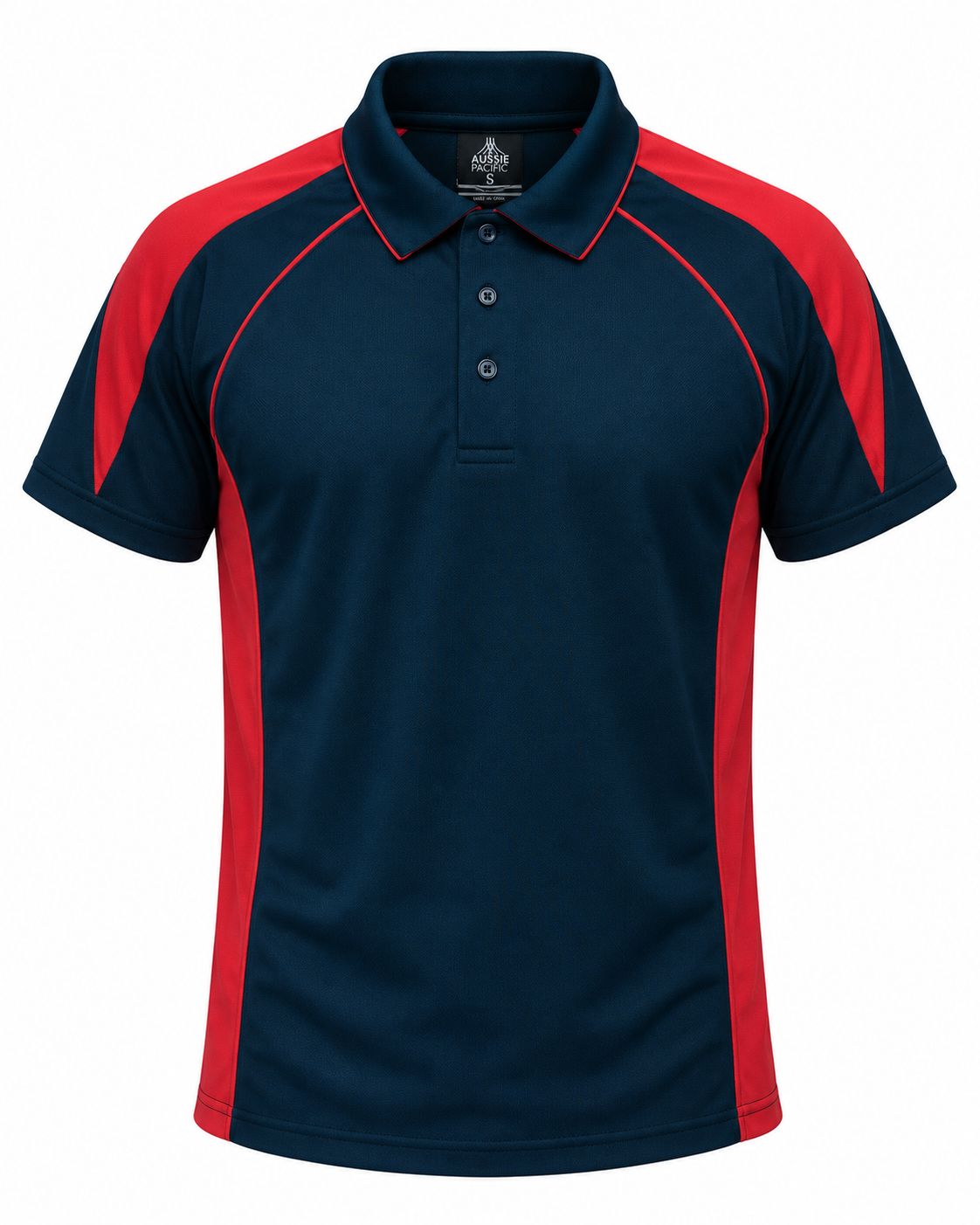 NAVY/RED - Premier Mens Polos