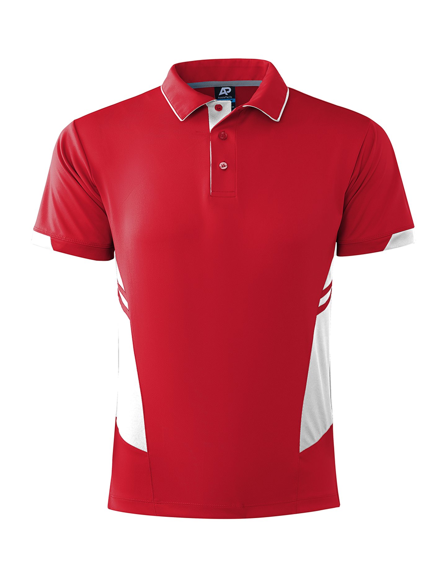 RED/WHITE - Tasman Mens Polos