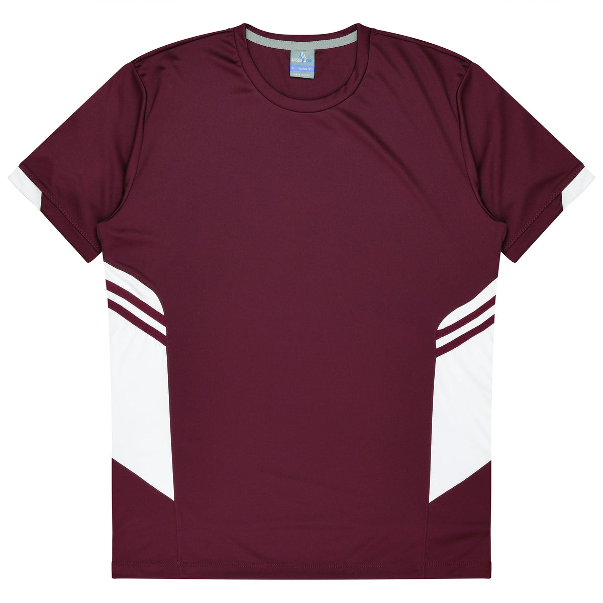 MAROON/WHITE - Tasman Mens Tees