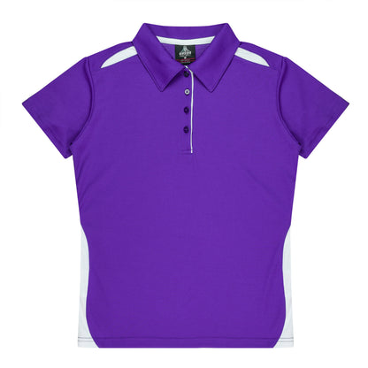 PURPLE/WHITE - Paterson Lady Polos