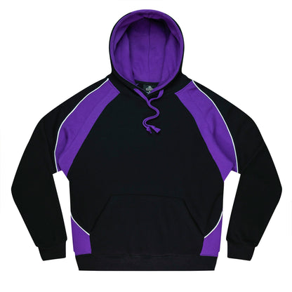 BLACK/ELECTRIC PURPLE/WHITE - Huxley Mens Hoodies