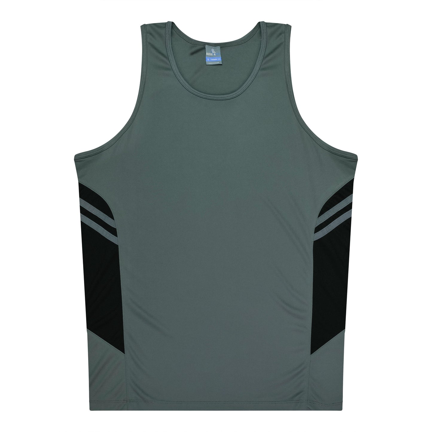 ASHE/BLACK - Tasman Kids Singlets