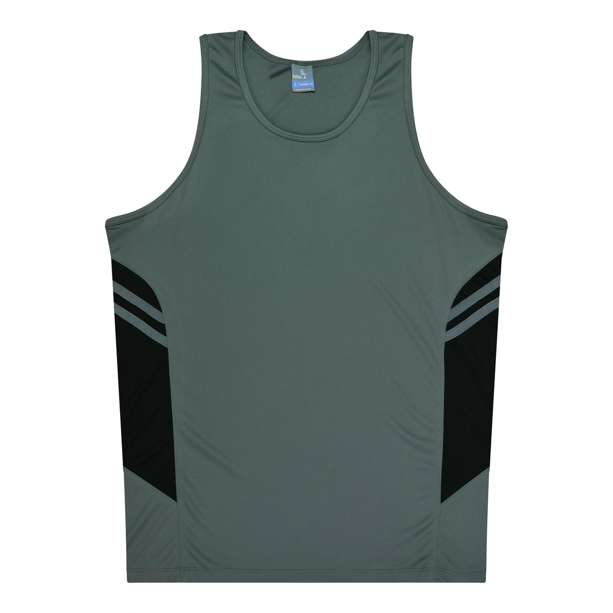 ASHE/BLACK - Tasman Kids Singlets