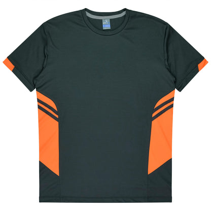 SLATE/NEON ORANGE - Tasman Mens Tees