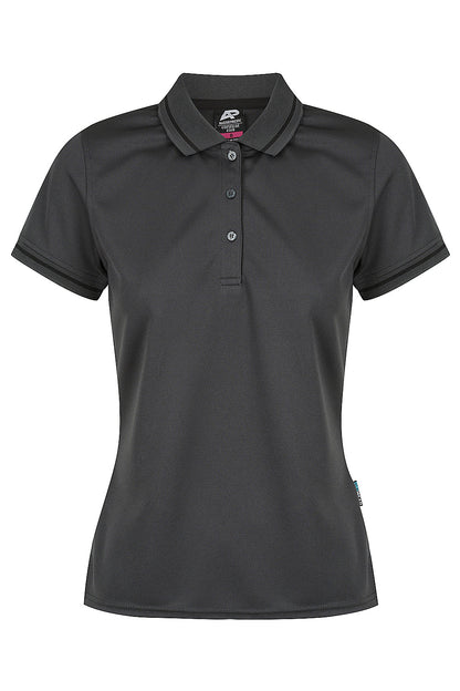 SLATE/BLACK - Cottesloe Lady Polos