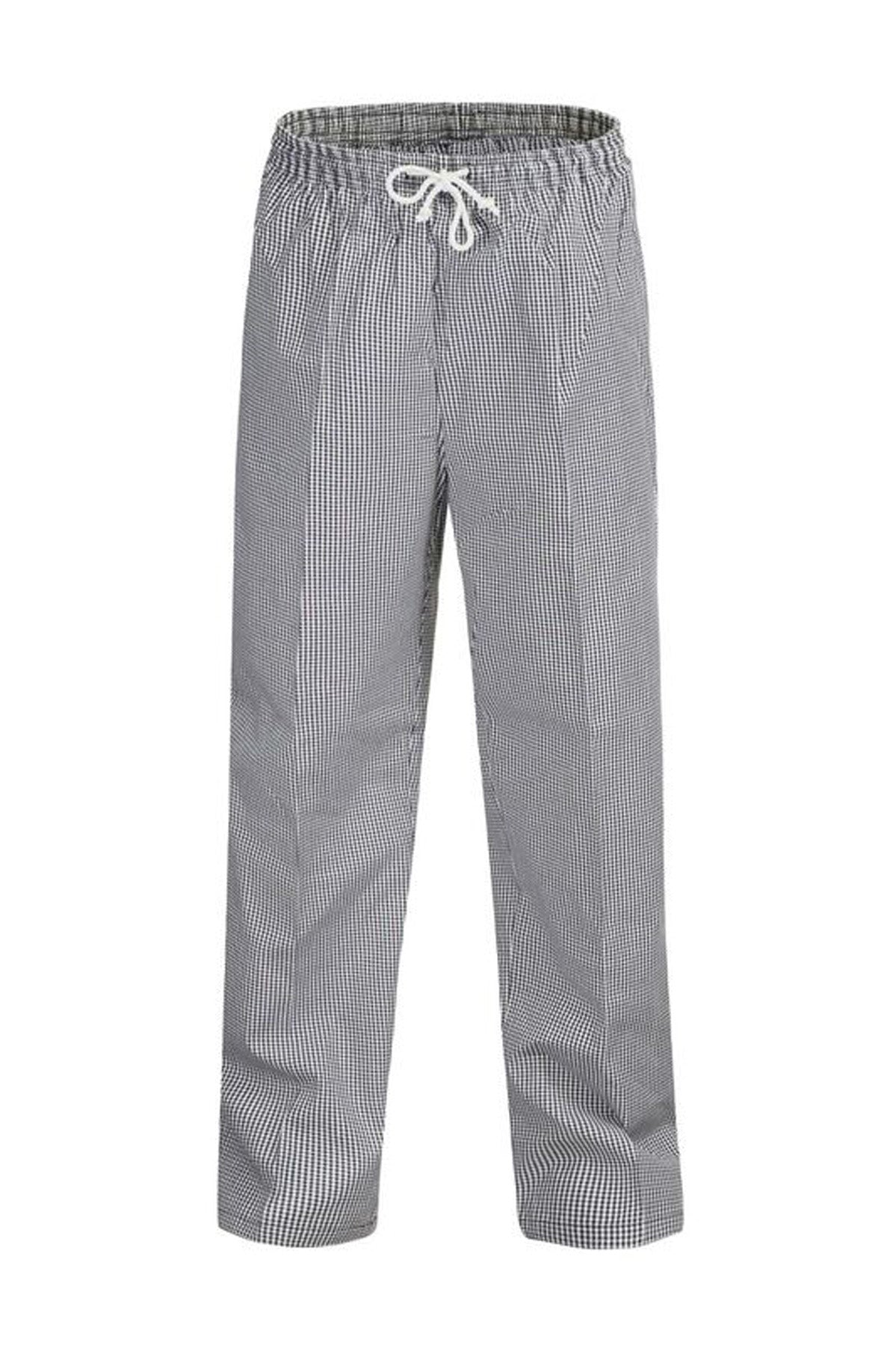 Chefscraft CP050 Chefs Check Elastic Drawstring Pant in Checked