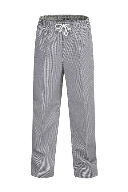 Chefscraft CP050 Chefs Check Elastic Drawstring Pant in Checked
