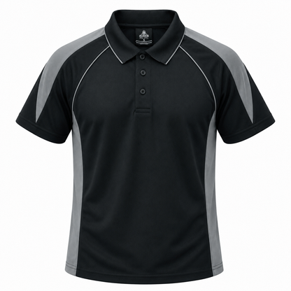 BLACK/ASHE - Premier Mens Polos