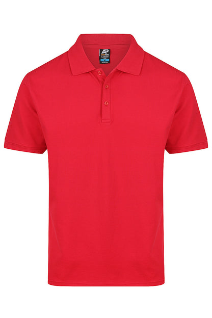 Red - Claremont Mens Polos