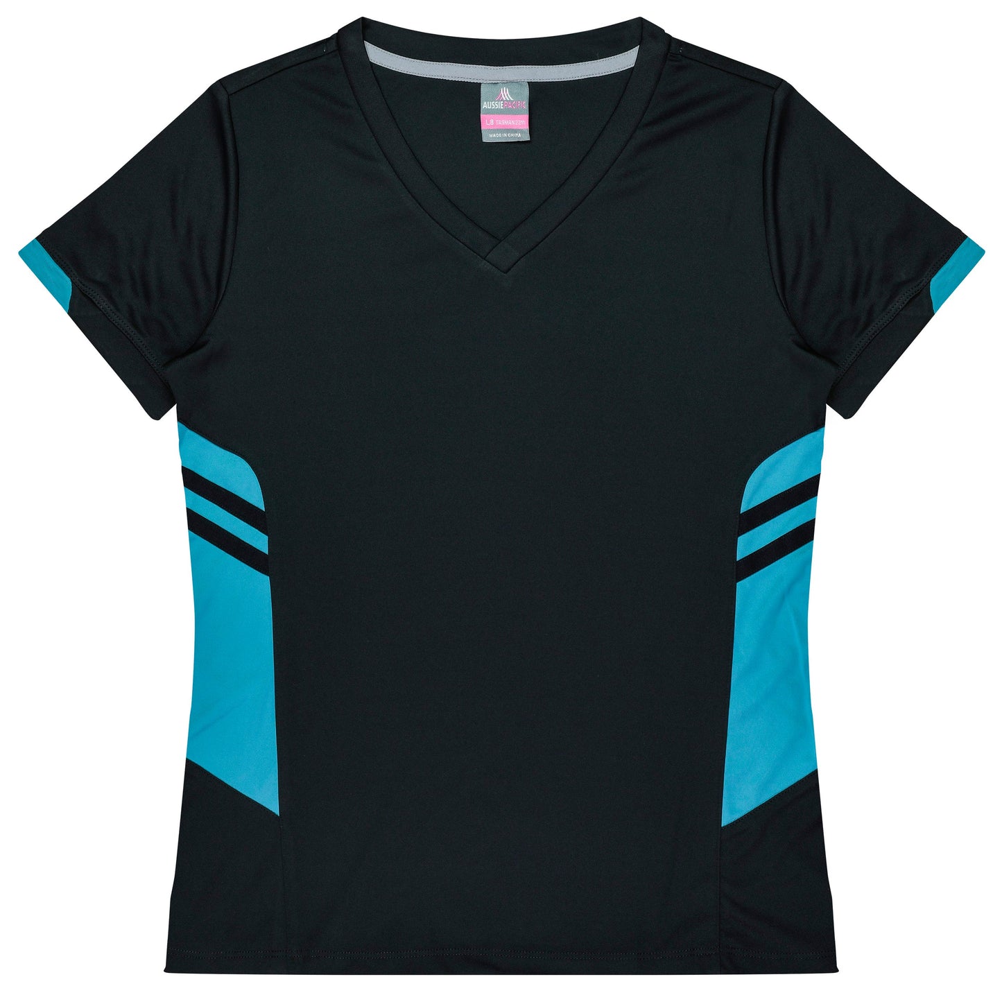 BLACK/TEAL - Tasman Lady Tees