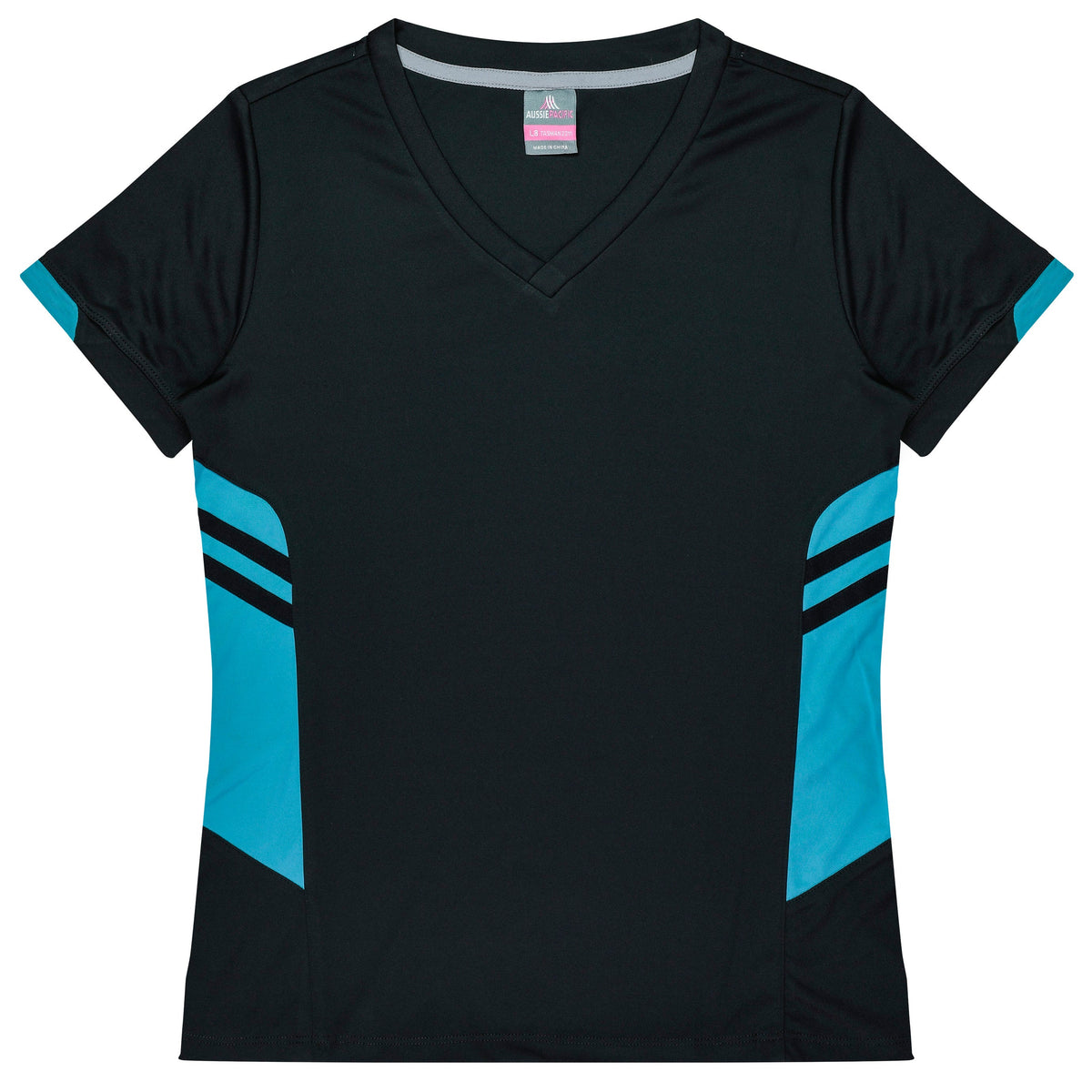 BLACK/TEAL - Tasman Lady Tees