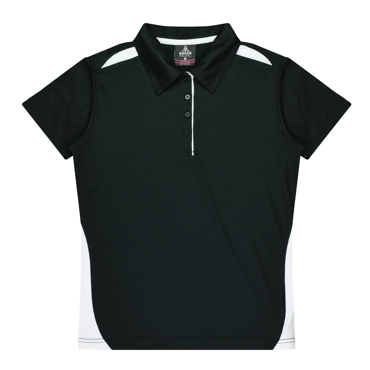 BLACK/WHITE - Paterson Lady Polos