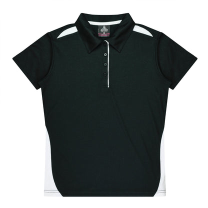 BLACK/WHITE - Paterson Lady Polos