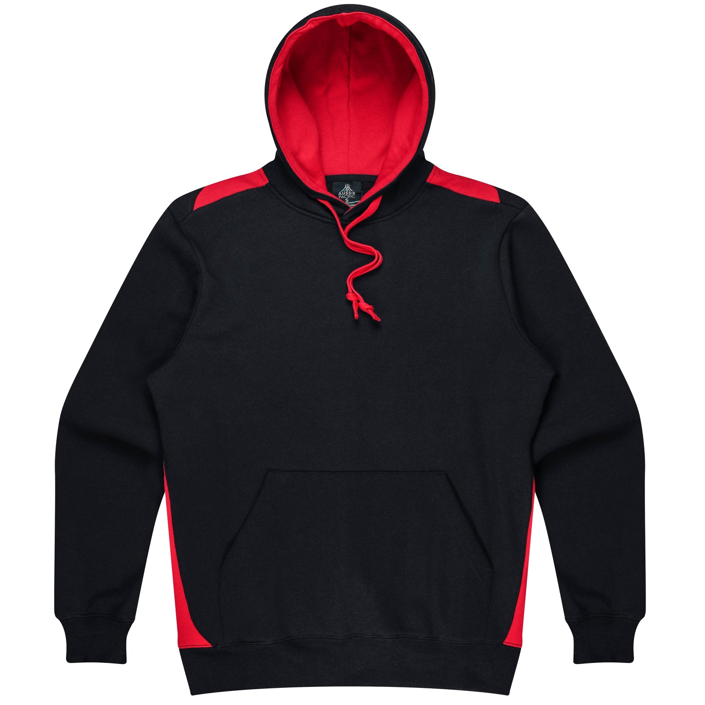 BLACK/RED - Paterson Mens Hoodies