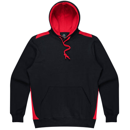 BLACK/RED - Paterson Mens Hoodies