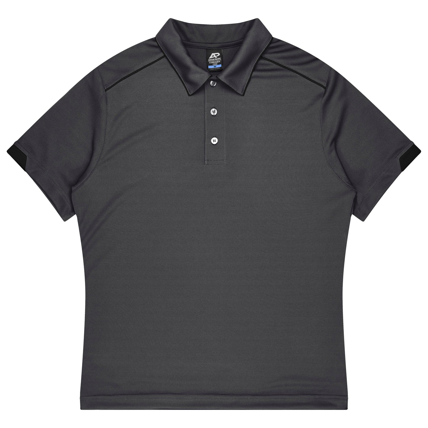 SLATE/BLACK - Currumbin Kids Polos