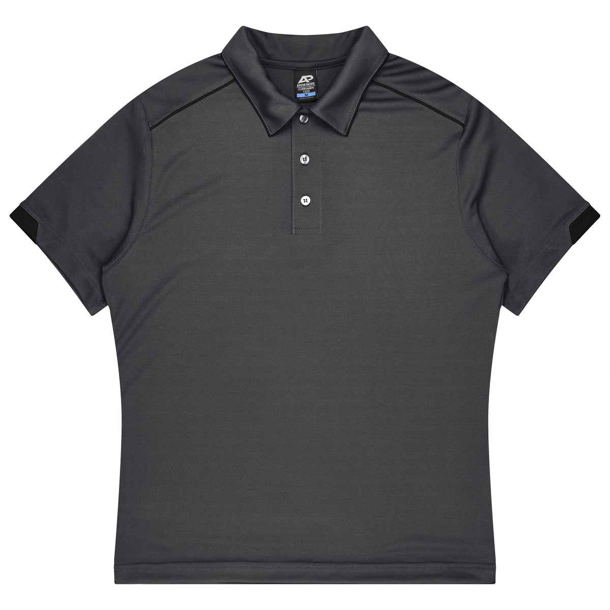 SLATE/BLACK - Currumbin Kids Polos