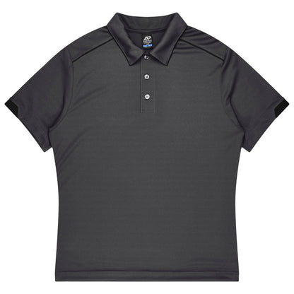 SLATE/BLACK - Currumbin Kids Polos