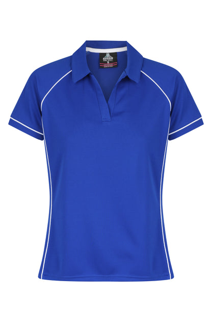 ROYAL/WHITE - Endeavour Lady Polos